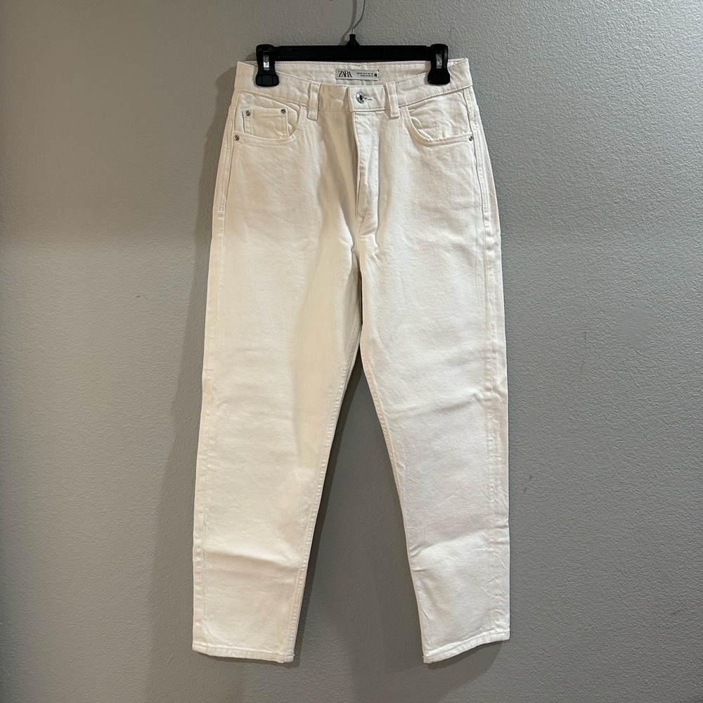 Zara White Jeans